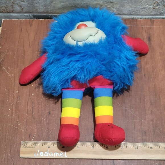 Vintage Rainbow Brite Champ Sprite Plushie Buddy Blue 1983 - Picture 9 of 12